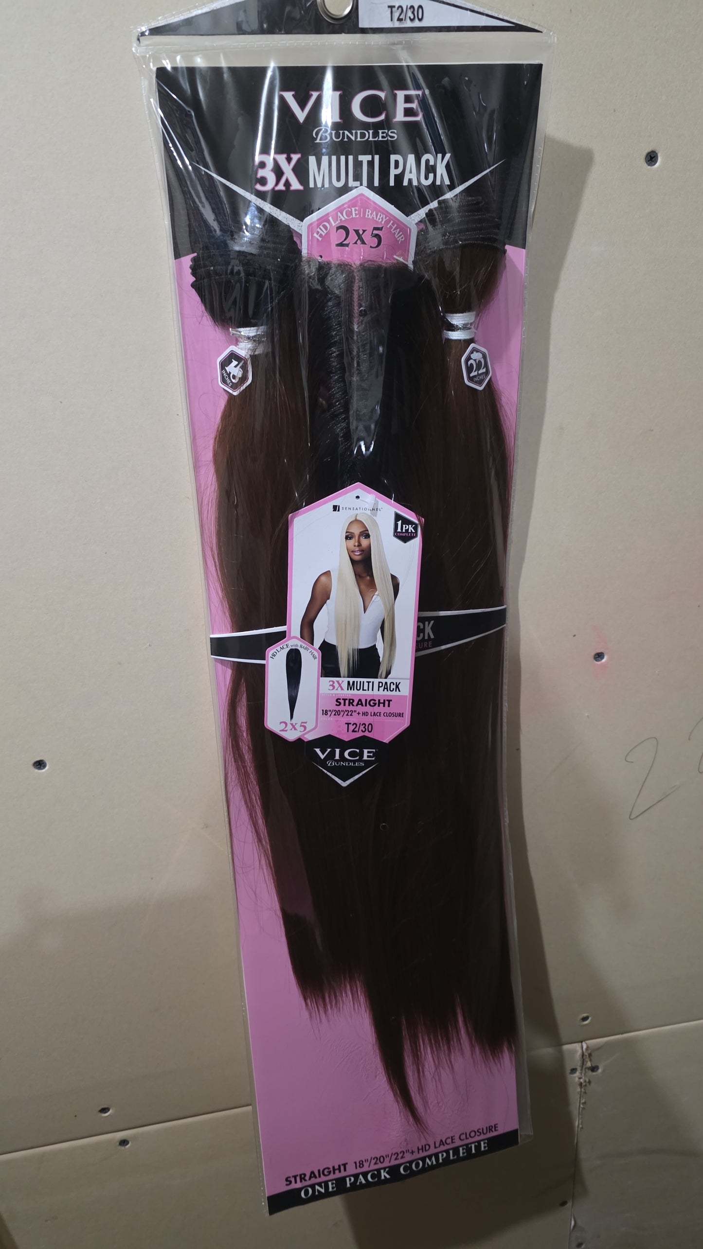 Sensationnel Vice Bundle 3X Multi- Straight