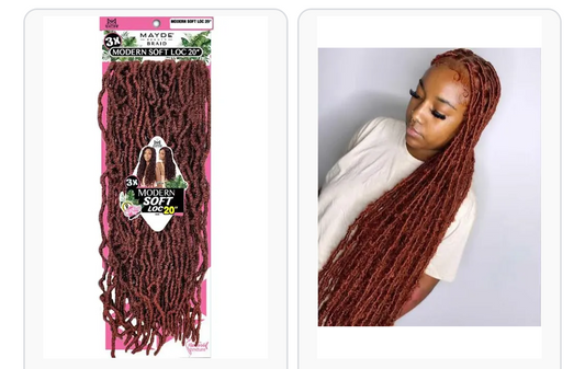 MAYDE 3X MODERN SOFT LOC 20”