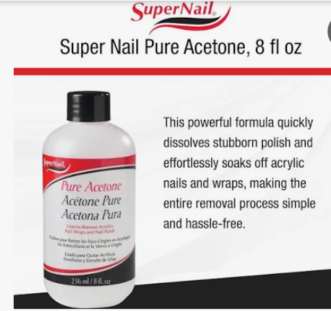 Supernail Pure Acetone 8oz