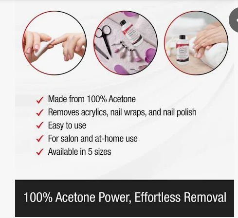 Supernail Pure Acetone 8oz