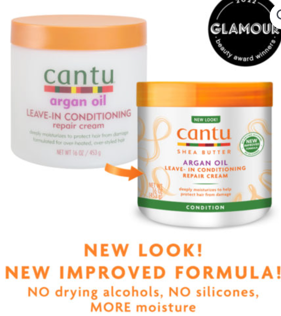 Cantu Argan Oil Cantu Leave-In Conditioning Repair Cream 16oz