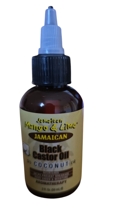 Jamaican Mango & Lime BLACK CASTOR OIL (COCONUT)-2 OZ
