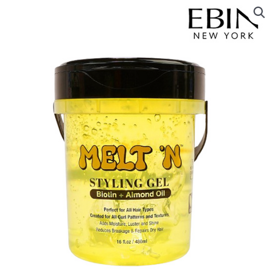 EBIN NEW YORK STYLING GEL Biotin + Almond oil 16oz