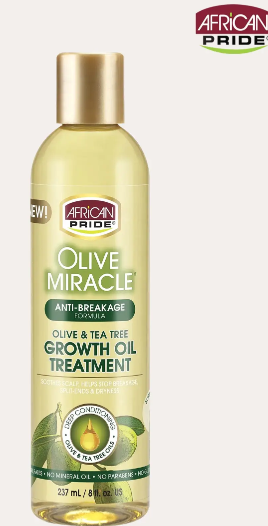 AFRICAN PRIDE OLIVE MIRACLE GROWTH OIL 8oz
