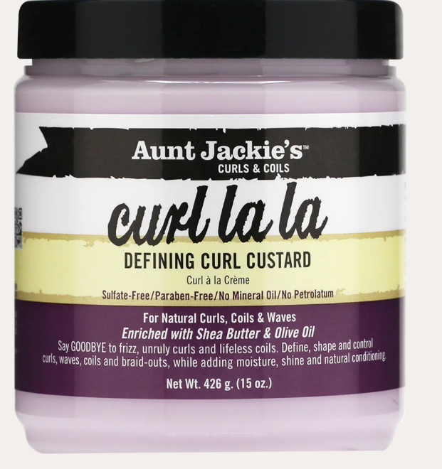AUNT JACKIES CURL LA LA DEFINING CURL CUSTARD 15oz