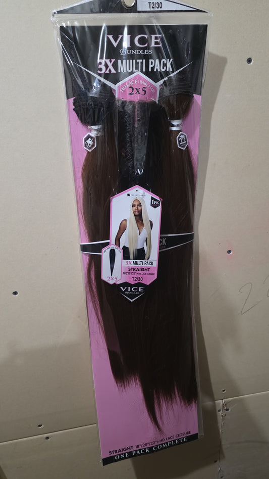 Sensationnel Vice Bundle 3X Multi- Straight
