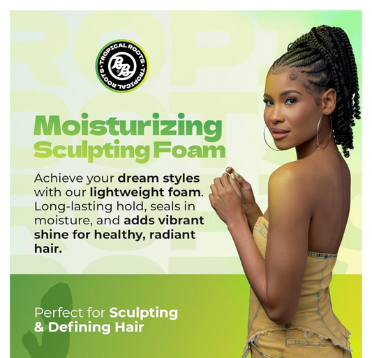 Bronner Brothers Tropical Roots Moisturizing Sculpting Foam