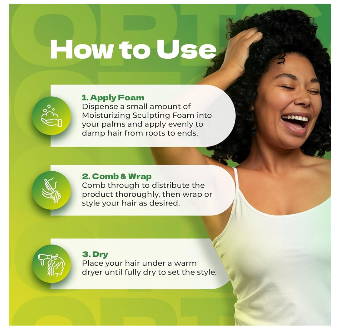 Bronner Brothers Tropical Roots Moisturizing Sculpting Foam