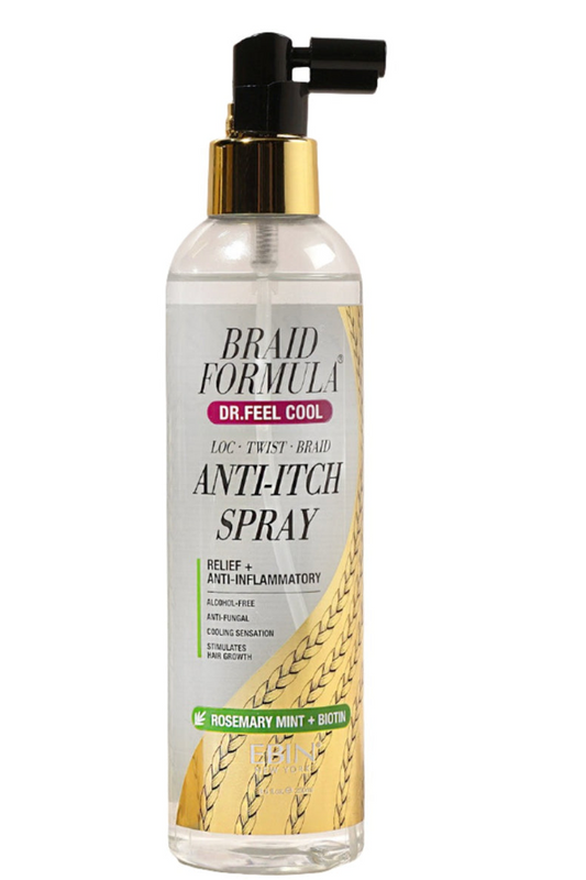 EBIN NEW YORK BRAID FORMULA DR. FEEL COOL ANTI-ITCH SPRAY 250ML – ROSEMARY MINT + BIOTIN