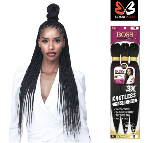 BOBBI BOSS BOSS BRAID PRE-STRETCHED 54″ 3X