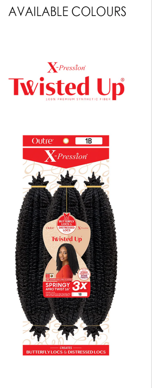Outre X-Pression Springy Afro Twist 16”