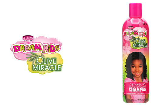 AFRICAN PRIDE DREAM KIDS OLIVE MIRACLE DETANGLING MOISTURIZING SHAMPOO 12oz