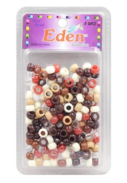 EDEN SM Blister Round Bead-Brown Mix