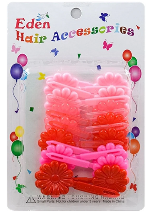Eden Hair Barrettes - Flower Pink Tone #FB-PNK6
