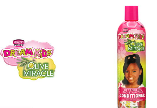 AFRICAN PRIDE DREAM KIDS OLIVE MIRACLE DETANGLING MOISTURIZING CONDITIONER 12oz