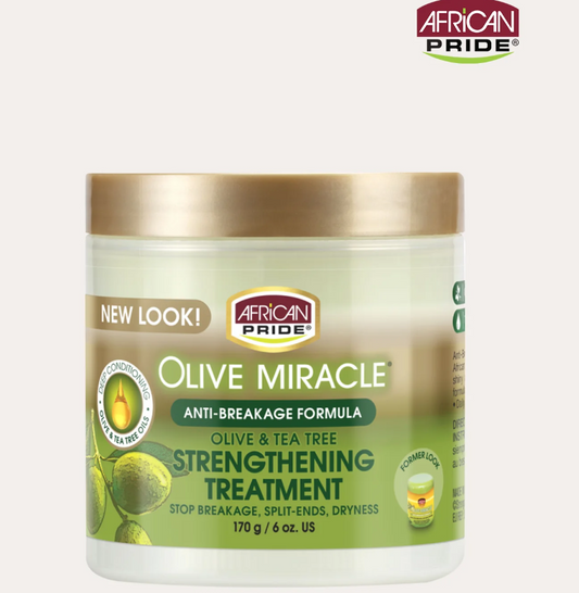 AFRICAN PRIDE Olive Miracle Anti-Breakage Fomula- 6oz