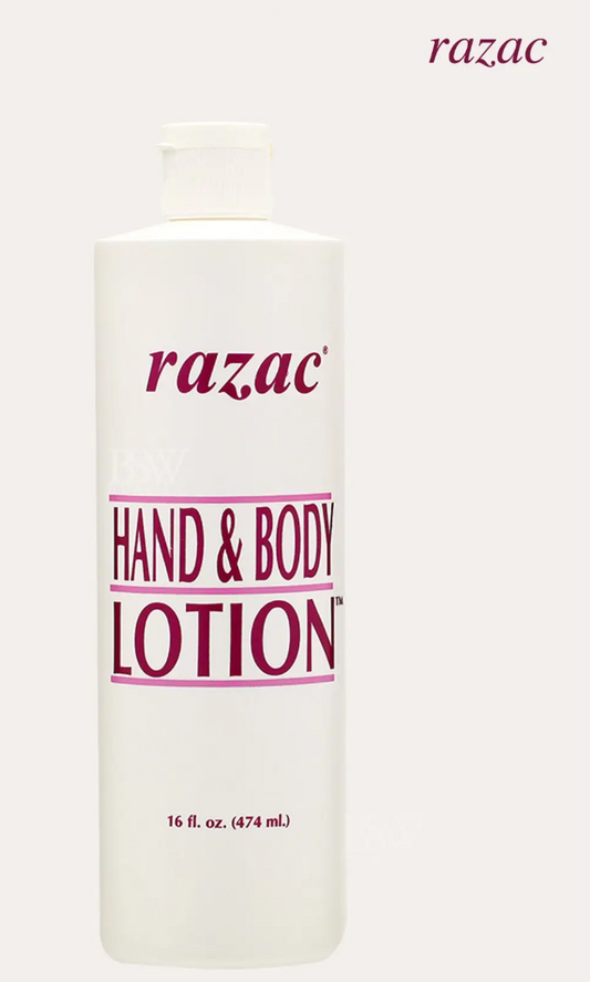 RAZAC HAND & BODY LOTION 16oz