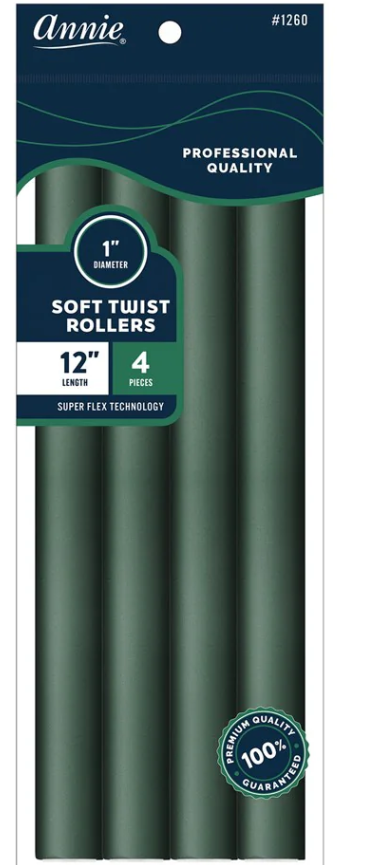 Annie Soft Twist Rollers (12 inch)