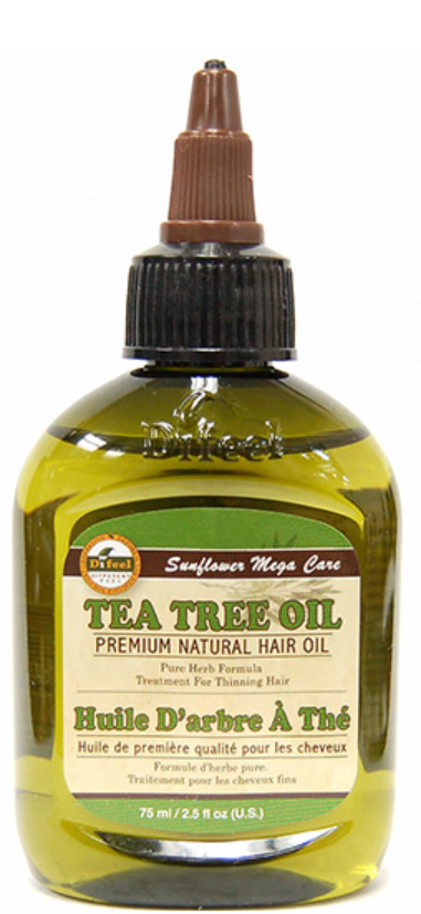 Difeel Premium Natural Hair Oil – Tea Tree Oil for Dry Scalp 2.5oz